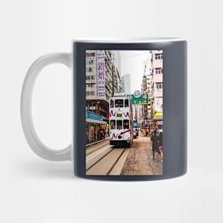 Hong Kong Tram On The Tracks Mug